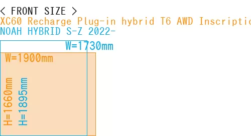 #XC60 Recharge Plug-in hybrid T6 AWD Inscription 2022- + NOAH HYBRID S-Z 2022-